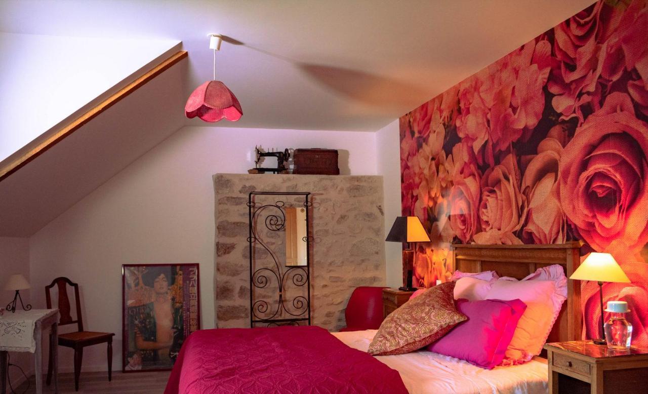 Bed and Breakfast Les Jardins De Nanine Lapleau Экстерьер фото